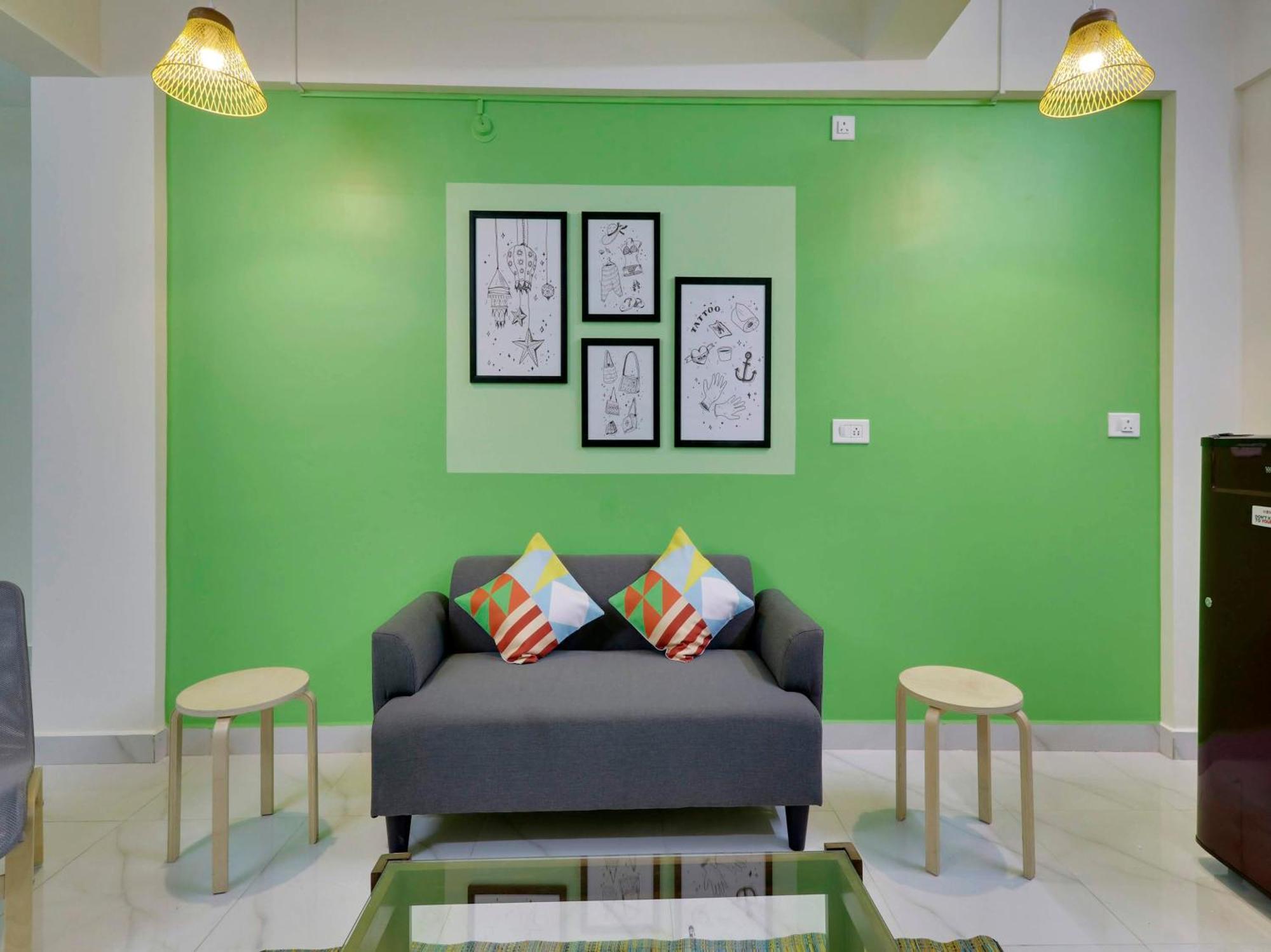 Luxury 2Bhk Apartment Near Calangute Baga Beach With Pool Eksteriør bilde