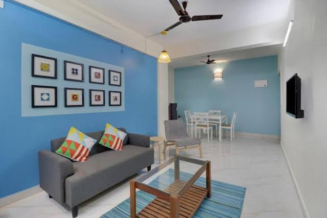 Luxury 2Bhk Apartment Near Calangute Baga Beach With Pool Eksteriør bilde