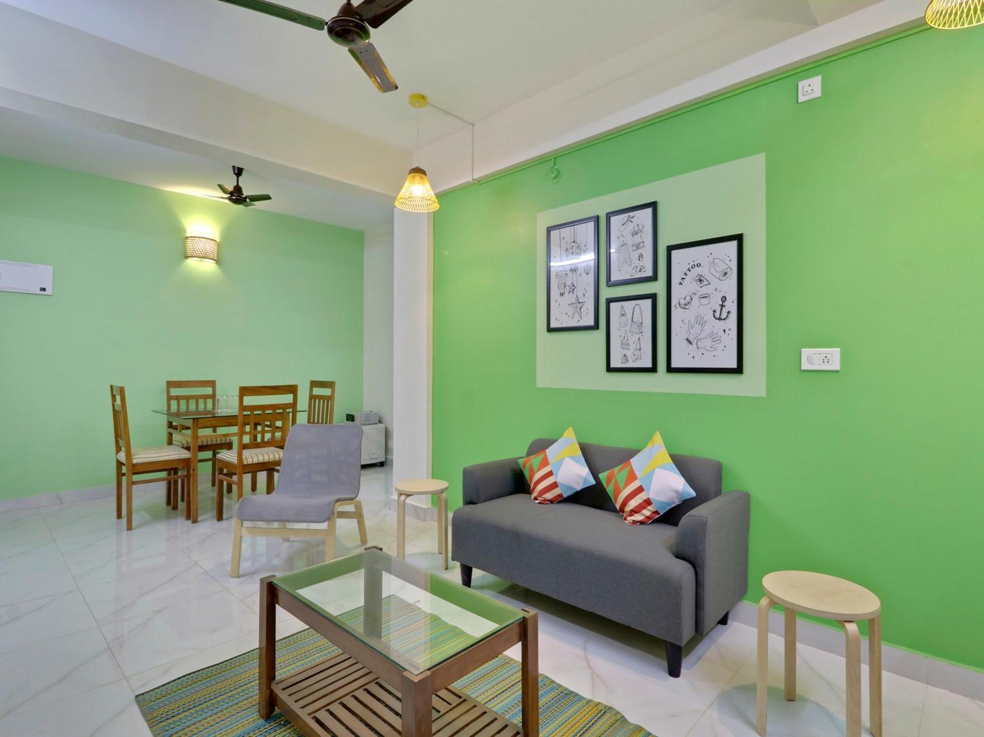 Luxury 2Bhk Apartment Near Calangute Baga Beach With Pool Eksteriør bilde