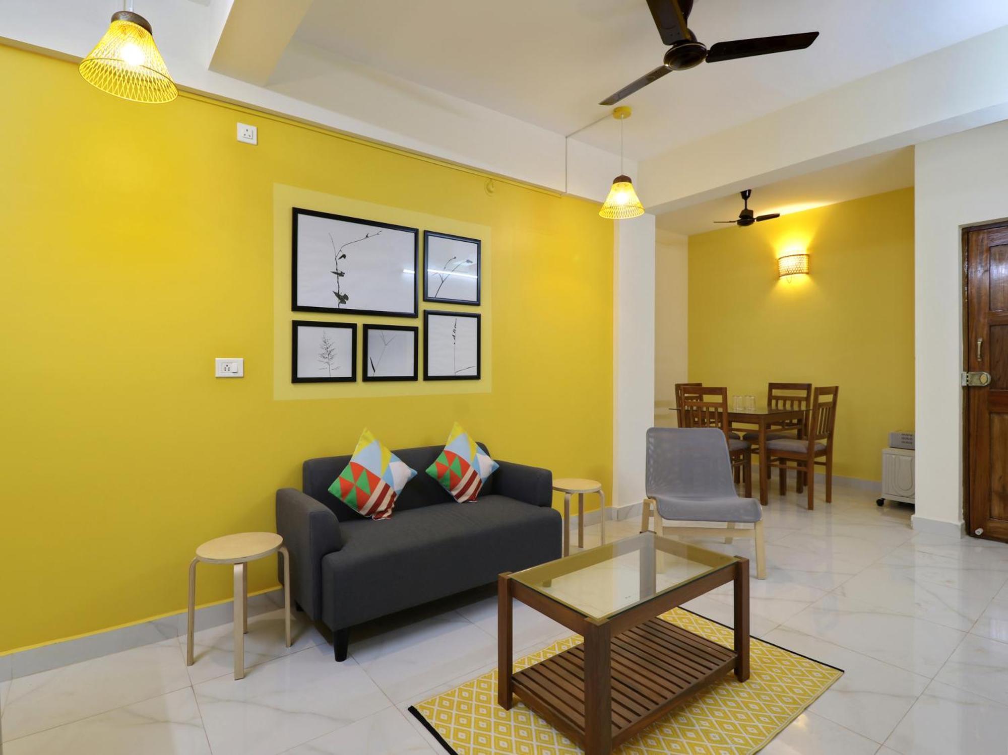 Luxury 2Bhk Apartment Near Calangute Baga Beach With Pool Eksteriør bilde