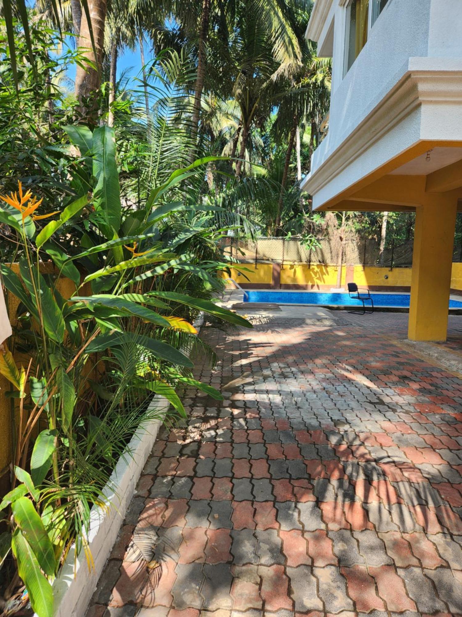 Luxury 2Bhk Apartment Near Calangute Baga Beach With Pool Eksteriør bilde